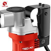 Marteau perforateur électrique de démolition TIEDAO 220V 30mm, perceuse de démolition manuelle, marteau perforateur avec levier d'arrêt TD30810A