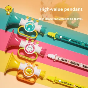 Jouet musical trompette pour bébé, jouet éducatif musical avec chansons et haut-parleurs - Product Image 5