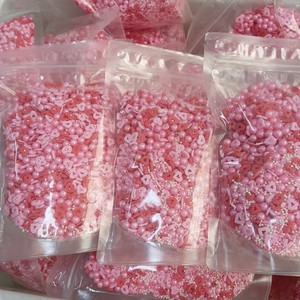 Perles de sucre comestibles pour pâtisserie, 1 kg, billes de sucre solides, bonbons Jimmies, décorations pour gâteaux, fournitures de décoration de gâteaux - Product Image 3