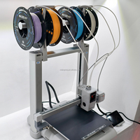 Kedatangan Baru Printer 3D Anycubic Kobra X Volume Cetak 260*260*260mm Printer 3D Multi-Warna Desktop Kecepatan Tinggi