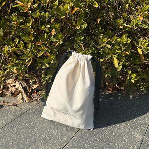 Wholesale Promotional Cotton <b>Drawstring</b> Bag Custom Logo Cotton Fabric Packing <b>Pouch</b> - Product Image 4