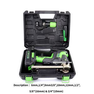 Kit de Herramienta de Abocardado Eléctrica Inalámbrica para Tuberías de Cobre/Aluminio de 6 mm a 19 mm - Juego de Expansor de Tuberías para Refrigeración HVAC - Product Image 5