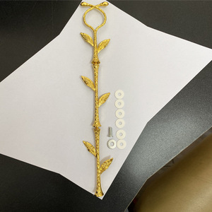 Suporte de Metal para Bolo de 3 Andares YS Gold, Bandejas para Doces e Sobremesas, Acessórios para Exibição em Eventos e Festas de Casamento - Product Image 5
