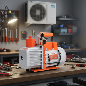 Pompe à vide Vevor 1/2 Hp 2 étages 7 Cfm 120V pour systèmes de climatisation et pièces de systèmes HVAC - Product Image 2