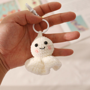 Pendentif poupée Sunny Day fait main au crochet, tissé en fil <span class=keywords><strong>de</strong></span> laine <span class=keywords><strong>pour</strong></span> filles, produit fini fait main par <span class=keywords><strong>maman</strong></span> <span class=keywords><strong>pour</strong></span> accrocher au sac - Product Image 3