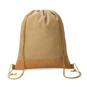 Mochila con Cordón Personalizada, Bolsa de Gimnasio de Algodón, Bolsa con Cordón Reutilizable con Logotipo - Product Image 3
