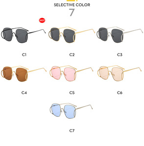 Gafas de Sol Grandes y Modernas para Hombre, Estilo Punk, Hip Hop, Metal, Protección Solar, Únicas, para Mujer, Vacaciones, Fiesta, Baile - Product Image 6