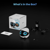 Nouveauté Ebo air 2 Plus Robot de compagnie intelligent avec évitement d'obstacles Caméra 3K