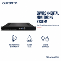 Sistema de Monitoreo Ambiental para Centros de Datos: Temperatura, Humedad, Detección de Fugas de Agua, Alarma Luminosa, Modbus TCP, SNMP, Web, Metálico