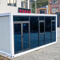 Maisons de conteneurs plats préfabriquées modulaires de luxe prêtes à l'emploi 10ft 20ft 40ft