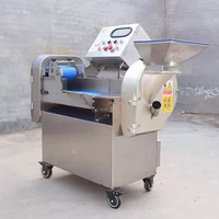 Commerciële industriële voedselsnijmachine, snij- en dobbelsteenmachine, roestvrijstalen groenteverwerker