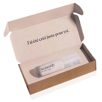 Boîte de papier ondulé pliable sur mesure, emballage Offre Spéciale pour produits cosmétiques, soins de la peau, brillant à lèvres, offre spéciale
