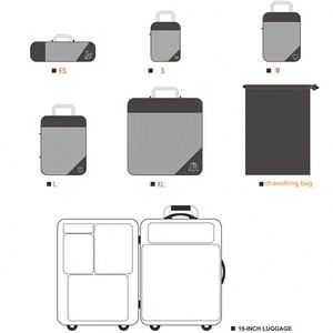 Organizador de Maletas Expandible para Viaje, Juego de 6 Piezas, Cubos de Compresión de Tela de Malla para Empacar - Product Image 4
