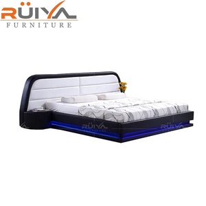 Gorgeous Hiện Đại Phong Cách Châu Âu Vải Cao Headboard Nữ Hoàng Kích Thước Giường Khung Và Nệm - Product Image 5