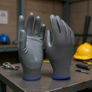 ถุงมือโพลีเอสเตอร์เคลือบไนไตรล์ ระดับการป้องกันการบาด 9 สำหรับงานป้องกันความปลอดภัย - Product Image 3