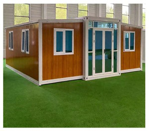 Casa Container Modulare in Acciaio da 20ft/40ft, Casa Container Portatile Espandibile, Design Pieghevole a Pacchetto Piatto - Product Image 1