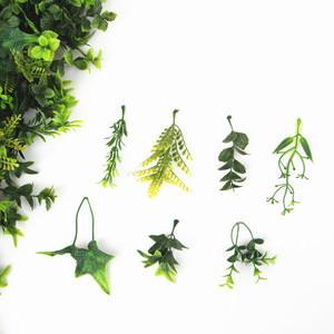 SKYJADE Offre Spéciale 50*50cm Plantes d'herbe artificielles décoratives de mur extérieur