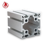Pièces de profilés en aluminium série 80x80 8080 6000 T Slot Framing Extrusion Pliage Coupe Soudage CNC Argent Anodisé/Poudre