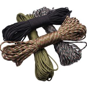 Ngoài Trời 270 Màu Sắc Bền <span class=keywords><strong>Polyester</strong></span> Nylon Parachute Dây <span class=keywords><strong>100</strong></span> Feet 7 Strands 4 Mét Bện Lều <span class=keywords><strong>Rope</strong></span> 550 Paracord <span class=keywords><strong>Rope</strong></span> - Product Image 2