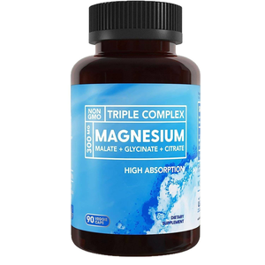 OEM ODM Magnesio de Alta Absorción Sin GMO, Triple <span class=keywords><strong>Complejo</strong></span> de 300 mg con Malato, Glicinato y Citrato <span class=keywords><strong>para</strong></span> Adultos - Product Image 1