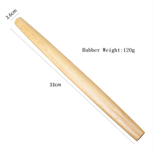 Bằng gỗ t hình dạng bánh ngọt Con lăn <span class=keywords><strong>Cookie</strong></span> bánh pizza cán Pin bột Con lăn Pin - Product Image 6