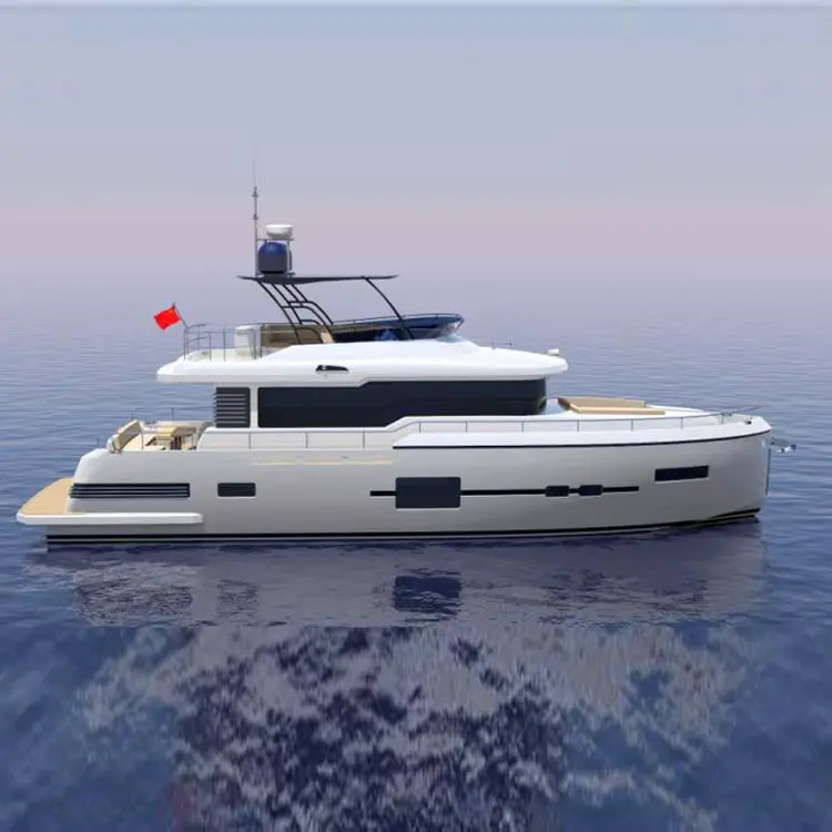 Moins de consommation de carburant Bateau de patrouille Navire de luxe Top Qualité Passagers Yacht/bateau/navire 8m-30m Alliage d'aluminium 5083