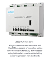 Servomoteur multi-axes haute efficacité VS600 équipé d'un bus EtherCAT capable de contrôler simultanément jusqu'à 6 servomoteurs