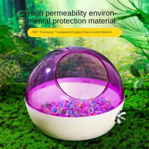 Nid d'oiseau multifonctionnel en plastique, boîte de reproduction chaude pour perruche, hamster, caille, accessoire de cage - Product Image 3