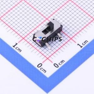 MS-12D17-G2 Slide Switch SMD Switch Single Pole Double Throw Rectangle Pin Header Gull Wing Type 9.1mm - Product Image 1