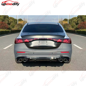 Kit carrosserie pour <span class=keywords><strong>Mercedes</strong></span> Classe E W213 2016-2023, mise à niveau au style W214 E53, phares, feux arrière, lèvre arrière, ensemble de lampes Plug and Play - Product Image 6