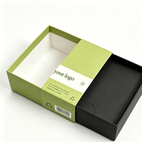 Bande de ceinture personnalisée imprimée et estampée à chaud pour boîtes d'emballage alimentaire (Boîte à manchon en carton de forme rectangulaire, petite série)