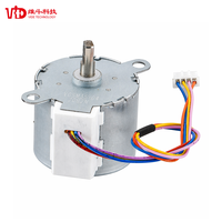 Moteur pas à pas à engrenages 35 mm VGSM3589 NEMA 14 12V 15 degrés 2 phases avec boîte de vitesses 85:1 pour caméra de surveillance et essuie-glace