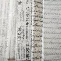 Papier de soie personnalisé avec logo 17g pour emballage cadeau / vêtements / bouquets, boîte d'emballage cadeau, papier d'emballage