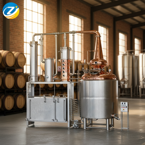 Equipo de Destilación Híbrido de Gran Escala de 4000L con 4 Placas de Destilación para la Producción de Whisky, Ginebra y Licores - Product Image 1