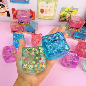 24 cubes magiques transparents sensoriels en maltose, anti-stress, pour la décompression, cadeau - Product Image 1