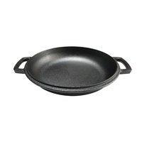 Ensemble de casseroles et poêles en fonte de haute qualité, pré-culottées, avec poignées à boucle, finition antiadhésive, compatibles lave-vaisselle