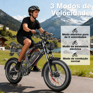 <span class=keywords><strong>Vélo</strong></span> <span class=keywords><strong>électrique</strong></span> pour adultes Brazil Stock K6s, 1080W-65km-55km/h-150KG-15.6AH, frein hydraulique, roues de 20 pouces, sac et support pour téléphone - Product Image 6