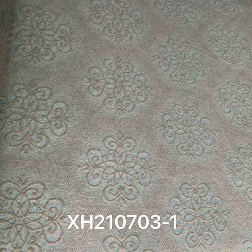 Latest design heather gray 320gsm fabric for mattress