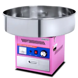 Professional Pretty Automatic With Metal Bowl Flower 110v Gas Custom Cotton Candy Machine