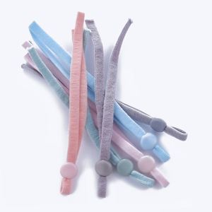 Sangle d'oreille personnalisée par le fabricant, couleur au choix, cordon de 5 mm en Spandex/Polyester, haute élasticité, réglable, double couche, pliable, 10 cm - Product Image 3