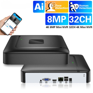 ระบบรักษาความปลอดภัยระบบรักษาความปลอดภัย NVR 32ช่อง H.265 4K ตรวจจับใบหน้า XMEYE Rj45เครือข่ายเฝ้าระวังบันทึกวิดีโอ P2p 32CH 16CH 9CH 8MP - Product Image 1