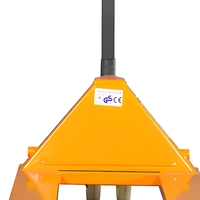 Chariot élévateur manuel hydraulique 2T 3T avec hauteur de levage de fourche de 80 mm, roues en nylon/PU, manutention de marchandises en entrepôt intérieur