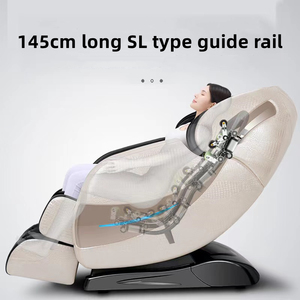 Sillas de masaje comerciales de gravedad cero Shiatsu de lujo de calidad de 2017, tableta con pantalla táctil 4D, silla masajeadora de cuerpo completo con pista SL - Product Image 2