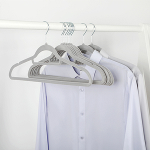 New Highland bán buôn tiết kiệm không gian mỏng đổ Xô nhung móc với móc kim loại và Tie chủ - Product Image 4