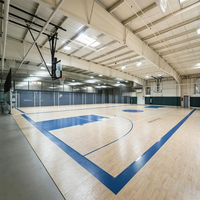 Structure en acier pour arène de basketball intérieure, hauteur de portée libre de 7 m, certifiée EN1090 CE, directement de l'usine