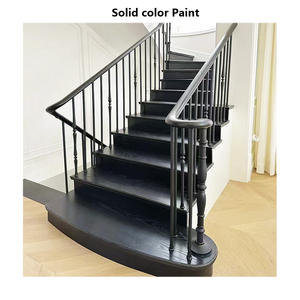 <span class=keywords><strong>Marches</strong></span> <span class=keywords><strong>d</strong></span>'<span class=keywords><strong>escalier</strong></span> intérieures modernes en bois massif de chêne rouge, sur mesure, prix direct usine, avec nez de marche, couleurs variées - Product Image 5