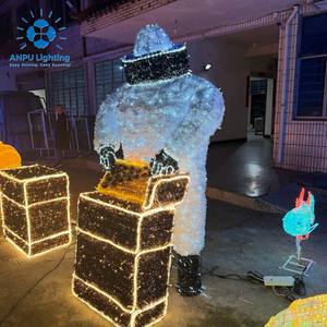 ชุดไฟตกแต่งสวนกลางแจ้ง Anpu Lighting Giant 3D LED รูปทรงหม้อน้ำผึ้ง ทำจากอลูมิเนียมอัลลอยด์ กันน้ำระดับ IP65 เหมาะสำหรับเทศกาลต่างๆ - Product Image 3