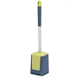 Automatic Opening Closing Toilet Cleaning with Holder Drainable Wall mounted floor standing Toilet Brush