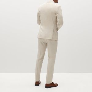 2024 nuevo <span class=keywords><strong>traje</strong></span> personalizado de alta calidad para hombres <span class=keywords><strong>traje</strong></span> de novio de <span class=keywords><strong>boda</strong></span> de moda informal de negocios <span class=keywords><strong>traje</strong></span> de dos piezas de un solo pecho - Product Image 5