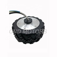 Motor Hub Roda 8 Inci 48V, dengan Encoder untuk Robot Dalam dan Luar Ruangan